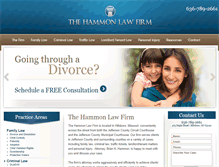 Tablet Screenshot of hammon-law.com